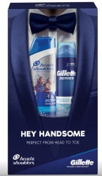 Head & Shoulders x Gillette kazeta (šampon 270ml + gel na holení 200ml) (qua ta