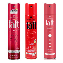 Taft lak 250ml Shine 4 (červený) (10)