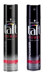 Taft lak 250ml Mega stark 5 černý