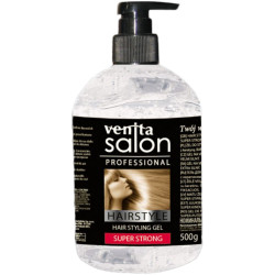 Professional Hair styling gel s pumpičkou 500ml - Silný (bílý) (24)
