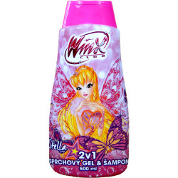 Winx club sprchový gel + šampon 500ml STELLA