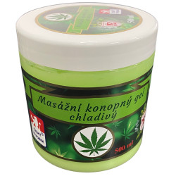 Království bylin masážní konopný gel 500ml chladivý (6)