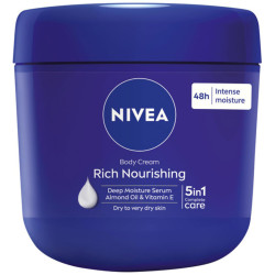 Nivea krém 400ml body cream - Rich Nourishing modrý
