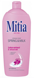 MITIA tekuté mýdlo refill 1000ml spring milk