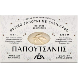 Pure Natural olivové mýdlo 125g Bílé