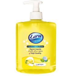 LARA tekuté mýdlo s dávkovačem 500ml Lemon (12)