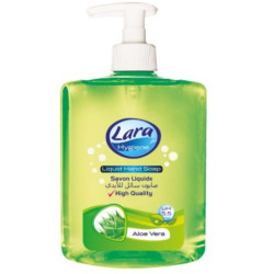 LARA tekuté mýdlo s dávkovačem 500ml Aloe Vera (12)