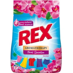 REX prací prášek 17PD 1,02kg - Color Orchid (macadamia)