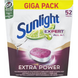 Sunlight 910g tablety do myčky 52ks expert all in