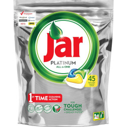 Jar kapsle na nádobí Platinum yellow 45ks