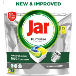 Jar kapsle na nádobí Platinum yellow 35ks
