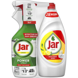 Jar Duo 900ml + Spray 500ml Lemon