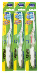 Fresh Air double action kartáček medium zelený (12ks/bal)