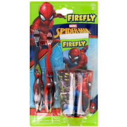 Spiderman dětský set - 2ks zubní kartáček, pasta 75ml a kelímek (Firefly)