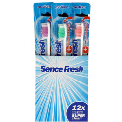 SenceFresh zubní kartáček Medium (12ks)
