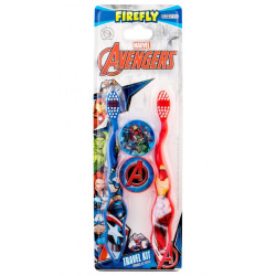 Dětský zubní kartáček s krytkou - Avengers 2ks 3+ (Firefly) bal/6ks
