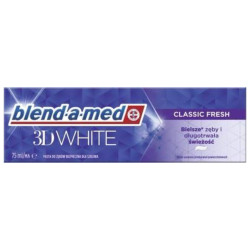 Blend a Med 3D White zubní pasta 75ml White Classic (12)