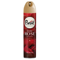Brait osvěžovač vzduchu sprej 3v1 300ml Dark Rose (12)