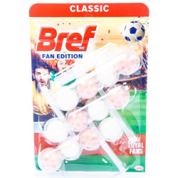 Bref kuličky WC závěs 3x50g Orange (Footbal edition)