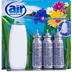Air osvězovač s rozprašovačem 3x15ml Rain of Island (10)