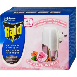 Raid komplet elek. odpařovač + tekutý 27ml Růže a Santalové dřevo (10)