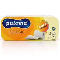 Paloma Toaletní papír Classic 3-vrstvý 10rolí (bal/8ks)