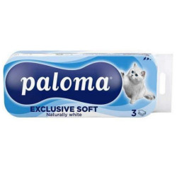 Paloma Toaletní papír Exclusive 3-vrstvý 20ks Naturally White (4)
