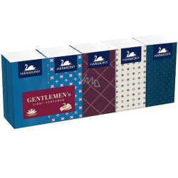 Harmony kapesníky 10x10 3vrstvé - GENTLEMEN (24)