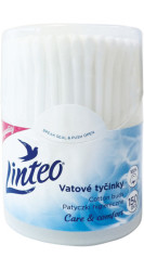 Linteo Vatové tyčinky 150ks v kulatá dóza (Ngoay tai hop tron)