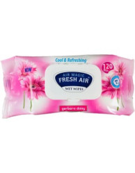 Fresh Air Dětské vlhčené ubrousky 120ks Rose