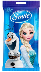 SMILE dětské vlhčené ubrousky 15ks Frozen