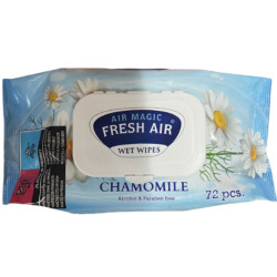 Fresh Air vlhčené ubrousky 72ks Chamomile