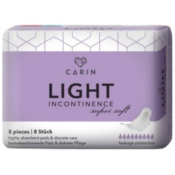 Carin vložky Light Incontinence 8ks