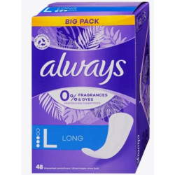 Always slip 48ks (krabice) Long 0% Fragrances