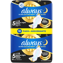 Always vložky Ultra Sensitive Night Extra 10ks (14)