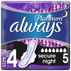 Always vložky Platinum Secure Night 5ks č.4 (18)