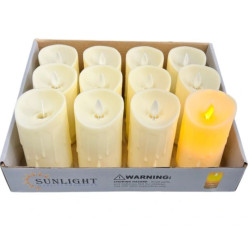 Svíčka na baterie Sun Light 6601 (8x6cm) (12) / Nen Dien