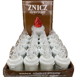 ESHOP - Svíčka na baterie LUX 3 Bílý (20) / Nen dien