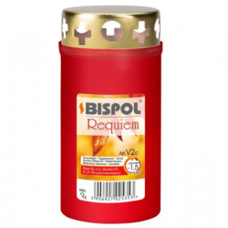 Bispol Memoria svíčka requiem V2 červená (bal/20ks)