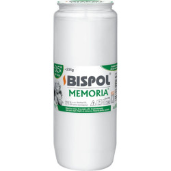 Bispol Memoria svíčka W04 bílá (24)