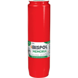 Bispol Memoria svíčka 330g W06c červená (24)