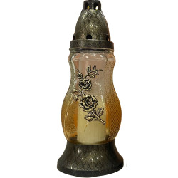 ESHOP - Hřbitovní Svíčky Sklněné - ZP-423 Zlatý (8)