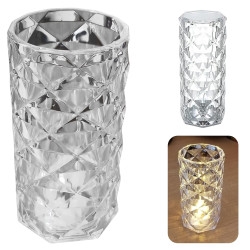 Svíčka na baterie LED HexTop Crystal 5x9cm (12) / Nen dien