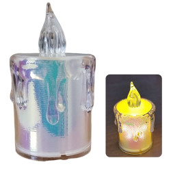 Svíčka na baterie LED Smokeless Melt IR 3x6cm (24) / Nen dien