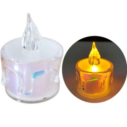 Svíčka na baterie LED Smokeless Color Mix 3,5x4cm (24) / Nen dien mix mau