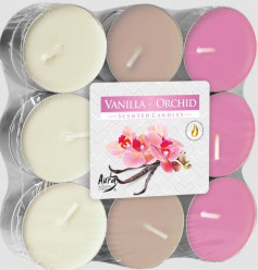 Bispol čajové svíčky 18ks Vanilla-Orchid