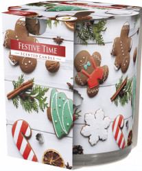 Bispol vonné svíčky ve skle 100g SN72 Festive time