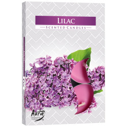 Bispol čajové svíčky 6ks Lilac