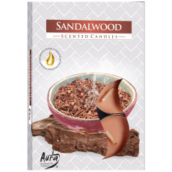 Bispol čajové svíčky 6ks Sandalwood