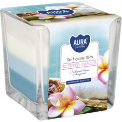 Bispol 3barevná svíčka ve skle 170g Self Care Spa (hop vuong)
